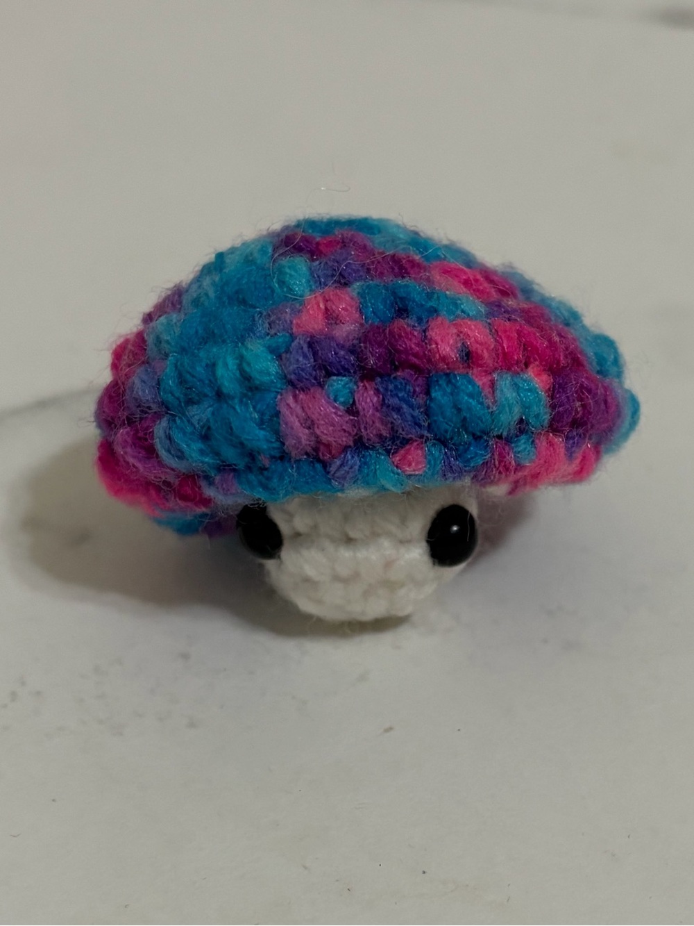 Tye-dye Crochet Popping Mushroom - Picture 2 of 3